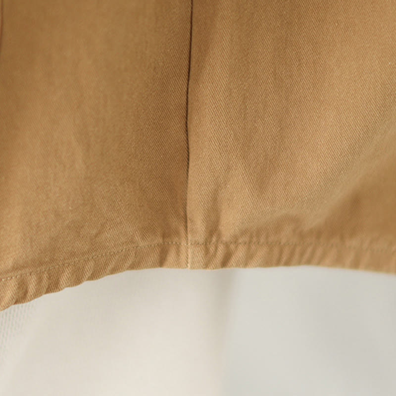 Buddha Stones Damen-Baumwolljacke mit langen Ärmeln und Knöpfen und Taschen - image 13