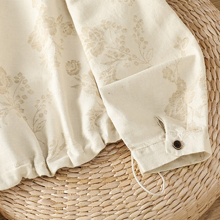 Lässiges Damen-Langarmhemd aus Polyester mit Buddha Stones und bedrucktem Muster - image 20