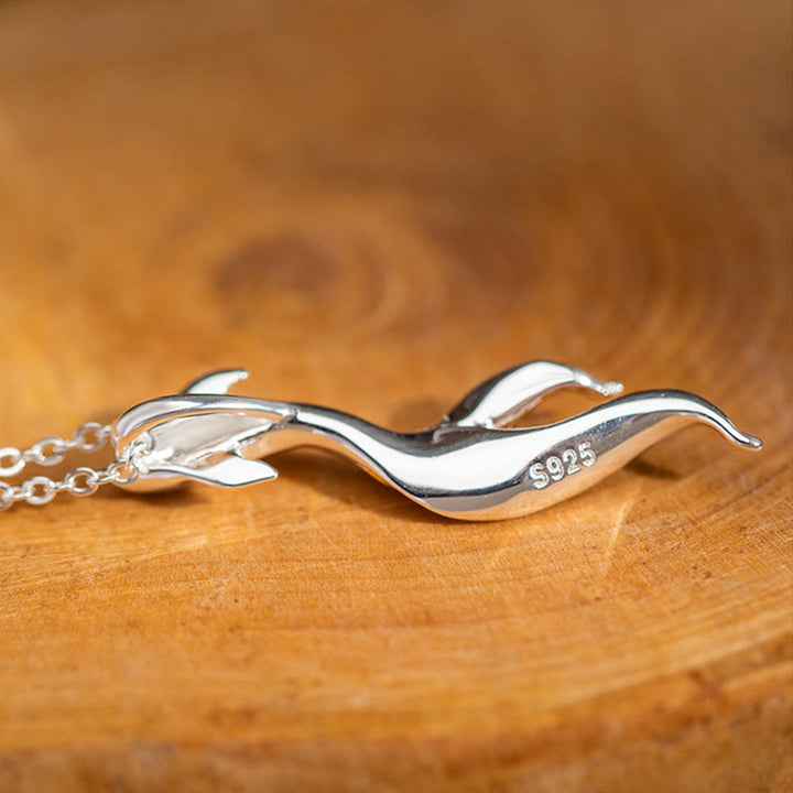 Buddha Stones 925 Sterling Silber Goldener Koi Fisch Glücksbringer Halskette Anhänger - image 8