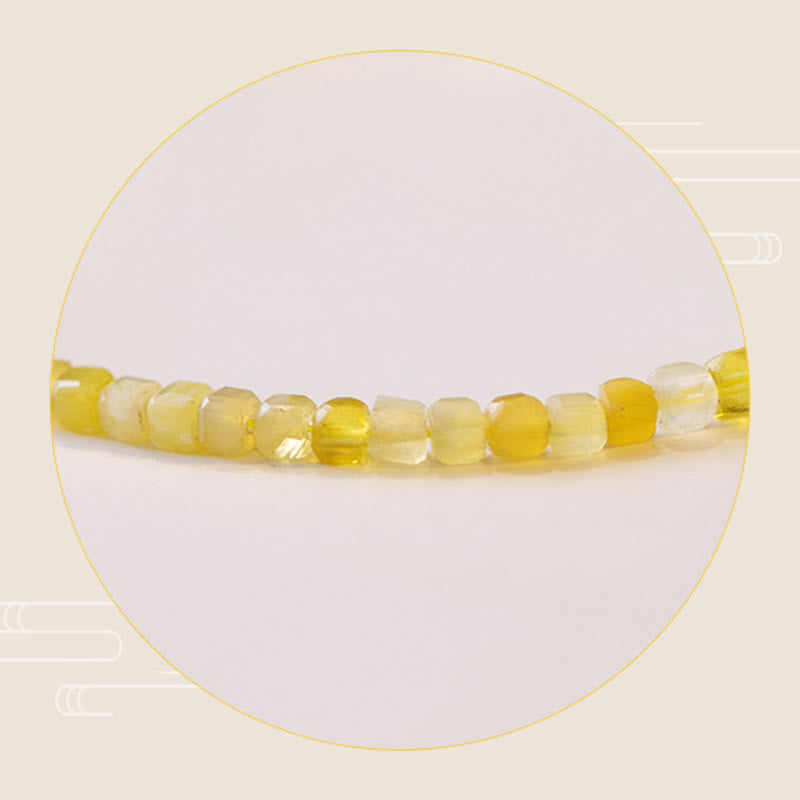 Buddha Stones 2 mm natürlicher Opal, ultradünne Perlen, Motivationsarmband - image 8