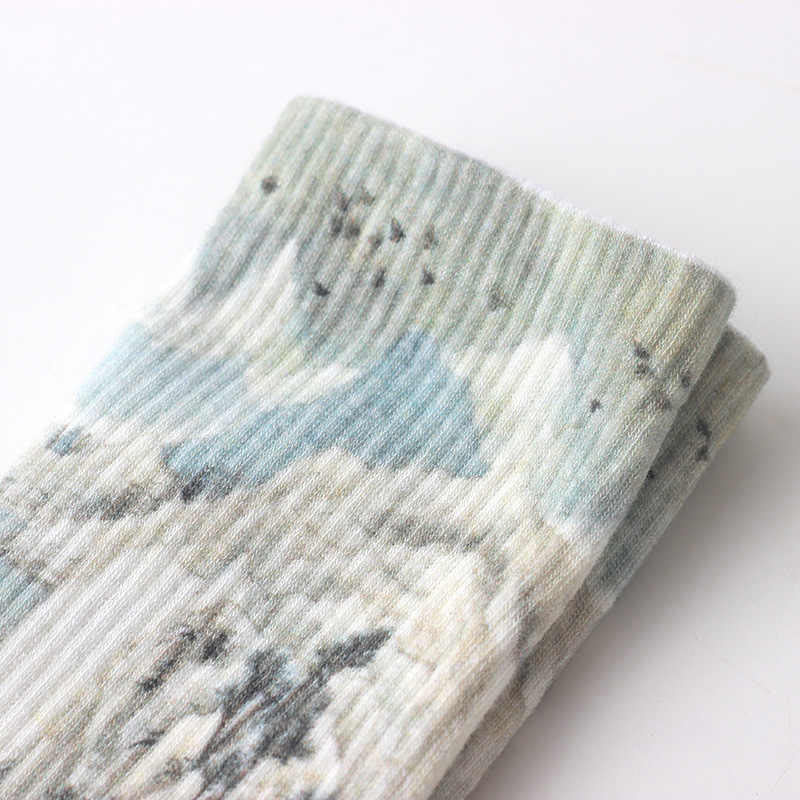 Buddha Stones, chinesische Tuschmalerei, Landschaftsmuster, Micro Crew, drei Paar Socken für Herren und Damen, Unisex - image 2