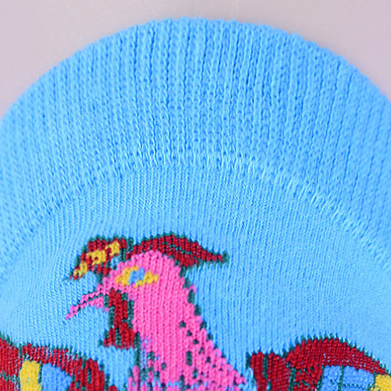 Buddha Stones Casual 3 Paar mehrfarbige Phoenix Quarter Damensocken - image 11