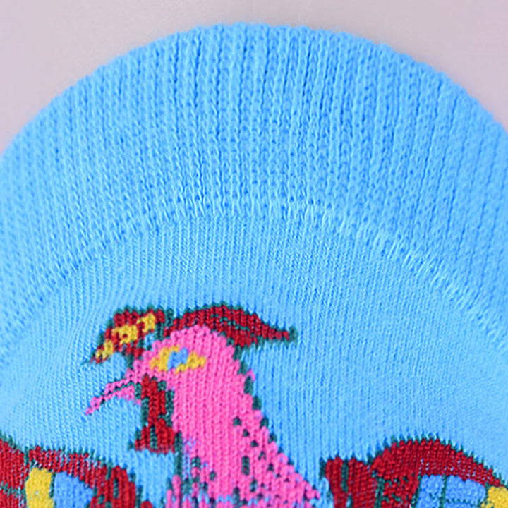 Buddha Stones Casual 3 Paar mehrfarbige Phoenix Quarter Damensocken - image 11