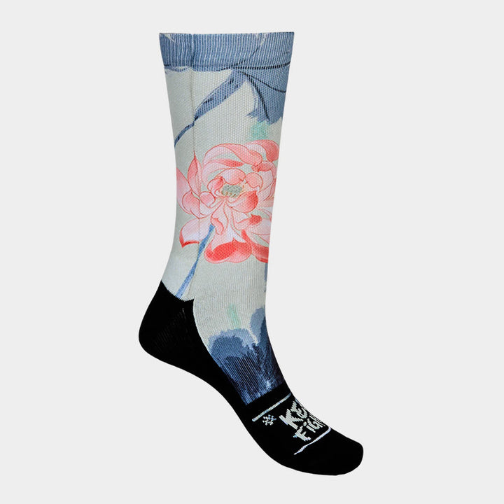 Buddha Stones Casual Lotus Painting Micro Crew Herren Damen Unisex Socken - image 7