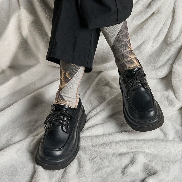 Buddha Stones Casual Koi Fisch Mount Fuji Micro Crew Männer Frauen Unisex Socken - image 8