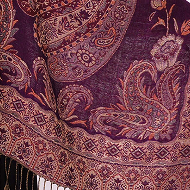 Buddha Stones Böhmen Stil Tibetischen Paisley Blumenmuster Quaste Gemütliche Schal Schal - image 18