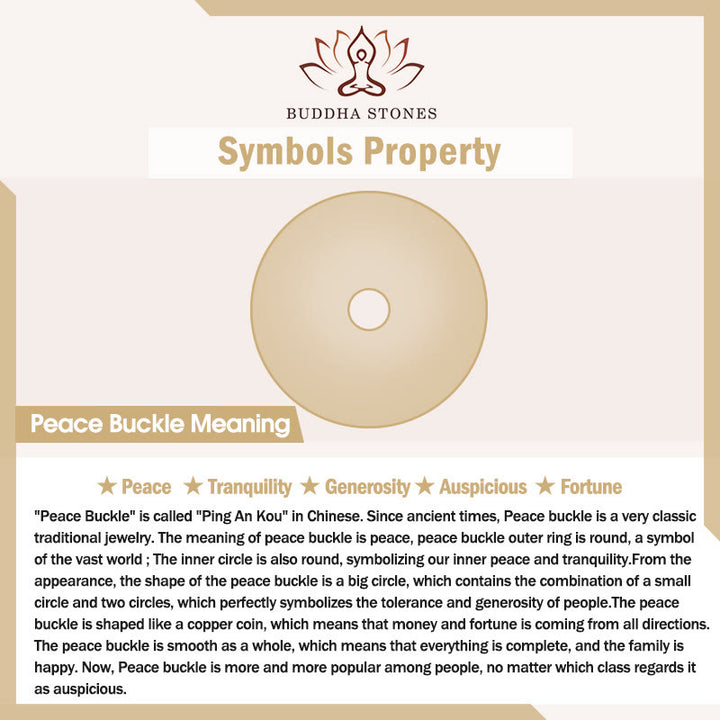 Buddha Stones Topas Peace Buckle Doppelwickel-Design Reichtumsarmband - image 10