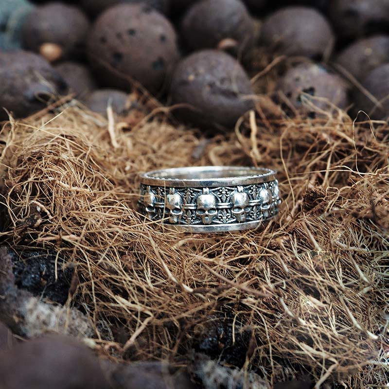 Buddha Stones Der Herr des Leichenwaldes Kupferschädel Neuanfangsring - image 9