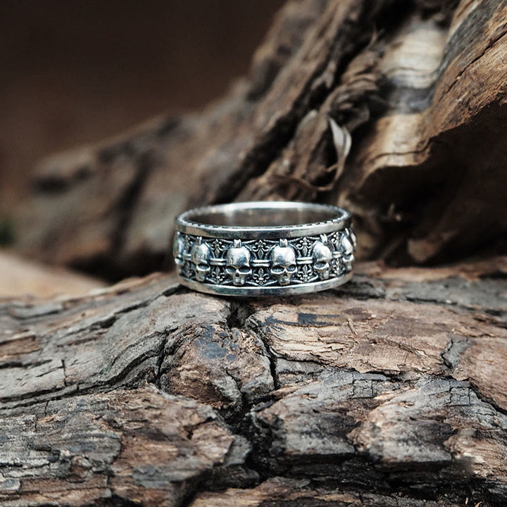 Buddha Stones Der Herr des Leichenwaldes Kupferschädel Neuanfangsring - image 10