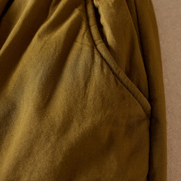 Buddha Stones Schlichte Damen-Haremshose mit Taschen - image 5