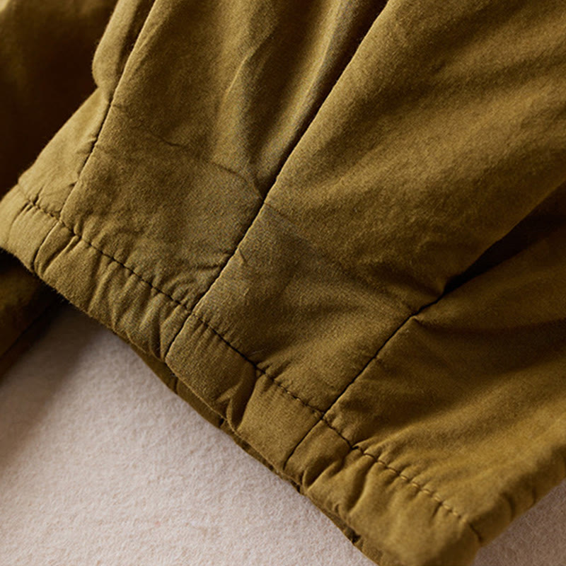 Buddha Stones Schlichte Damen-Haremshose mit Taschen - image 6