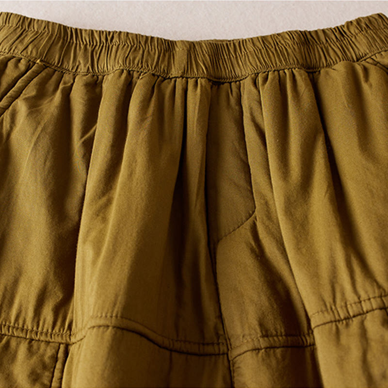 Buddha Stones Schlichte Damen-Haremshose mit Taschen - image 7