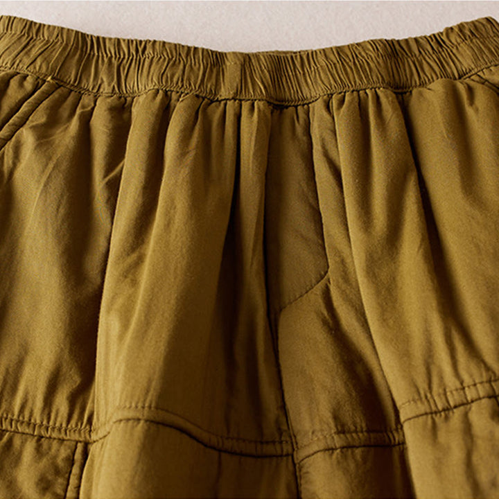 Buddha Stones Schlichte Damen-Haremshose mit Taschen - image 7