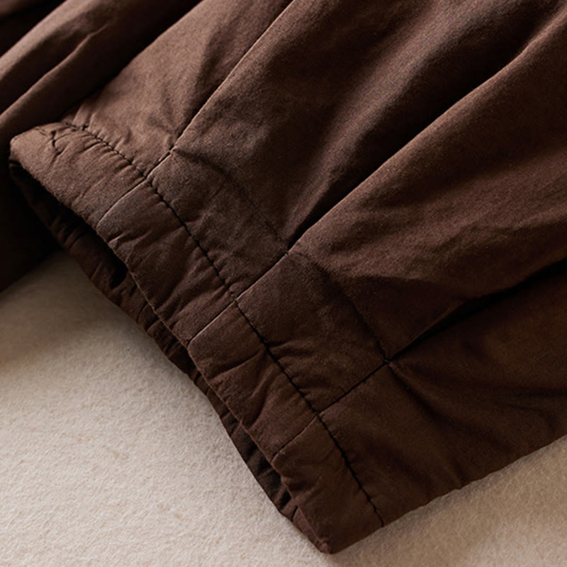 Buddha Stones Schlichte Damen-Haremshose mit Taschen - image 14