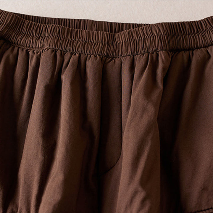 Buddha Stones Schlichte Damen-Haremshose mit Taschen - image 11