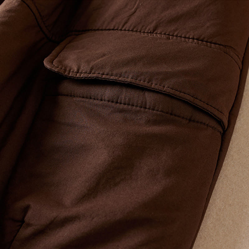 Buddha Stones Schlichte Damen-Haremshose mit Taschen - image 10