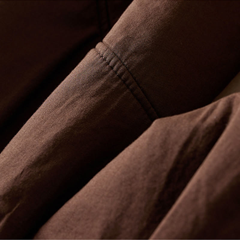 Buddha Stones Schlichte Damen-Haremshose mit Taschen - image 13