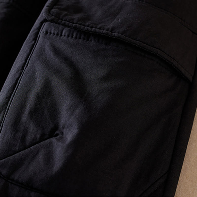 Buddha Stones Schlichte Damen-Haremshose mit Taschen - image 29