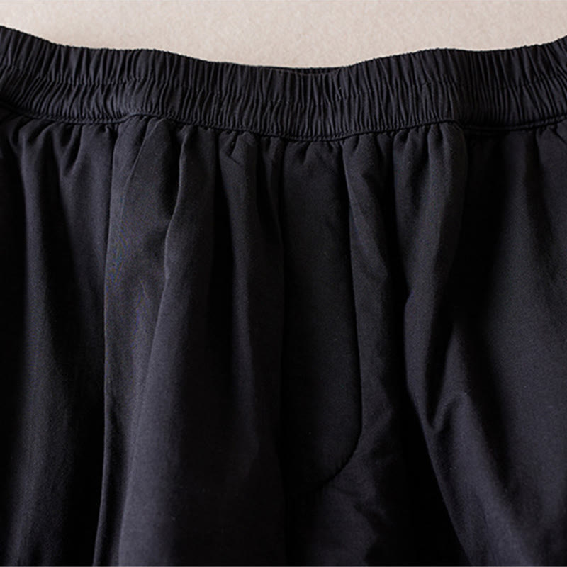 Buddha Stones Schlichte Damen-Haremshose mit Taschen - image 27