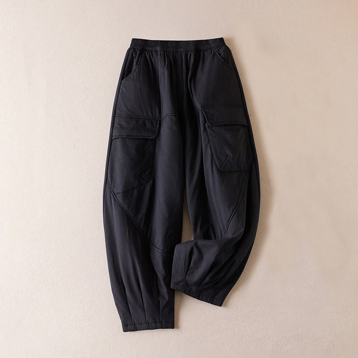 Buddha Stones Schlichte Damen-Haremshose mit Taschen - Schwarz - US 8-10, UK/AU 12-14, EU 40-42 (2XL) - image 22