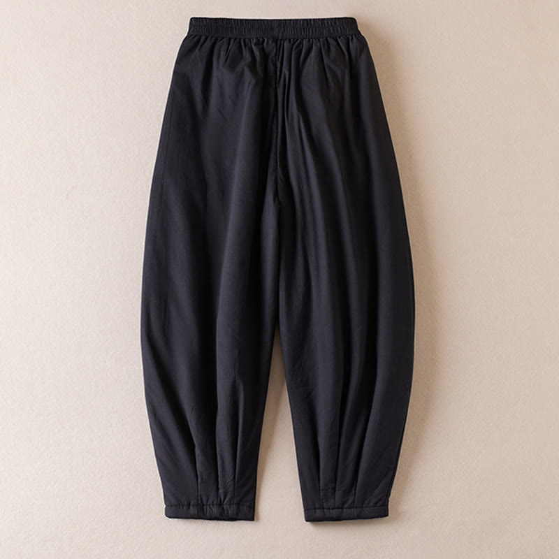 Buddha Stones Schlichte Damen-Haremshose mit Taschen - image 23