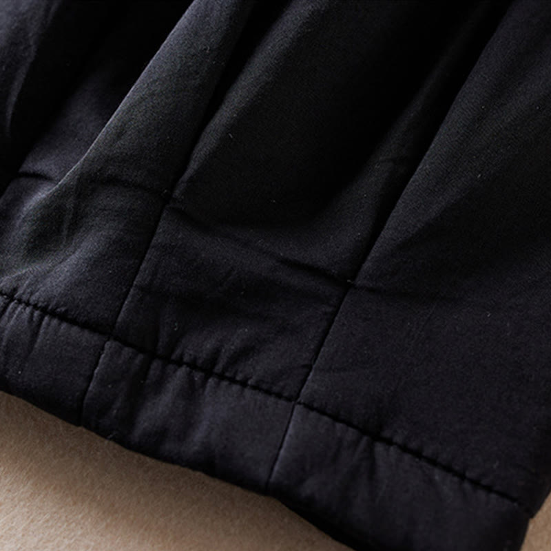 Buddha Stones Schlichte Damen-Haremshose mit Taschen - image 25