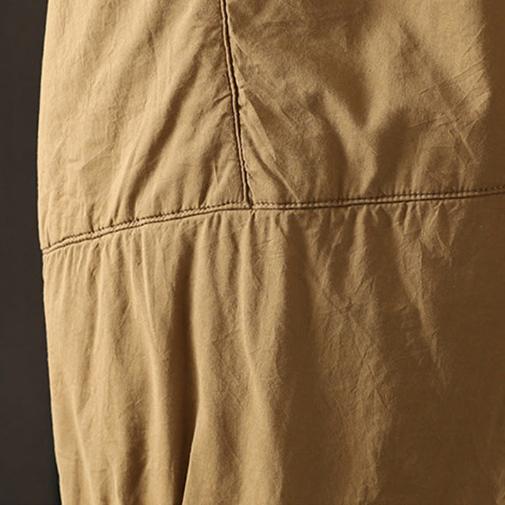 Buddha Stones Schlichte, warme Damen-Haremshose mit Taschen - image 5