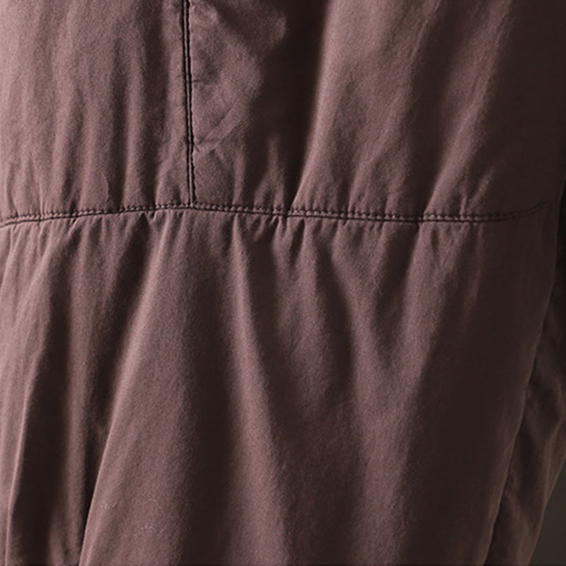 Buddha Stones Schlichte, warme Damen-Haremshose mit Taschen - image 10