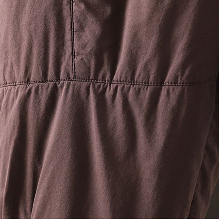 Buddha Stones Schlichte, warme Damen-Haremshose mit Taschen - image 10