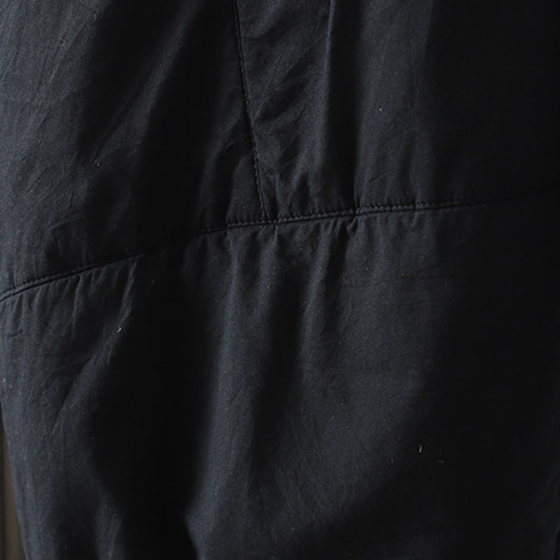 Buddha Stones Schlichte, warme Damen-Haremshose mit Taschen - image 13