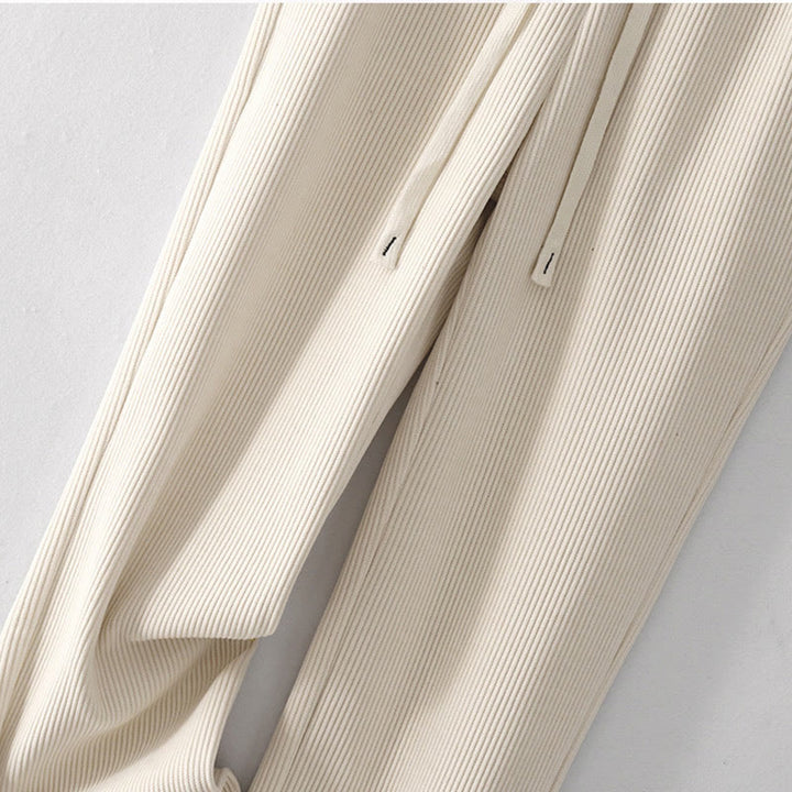 Buddha Stones Lässige Cordhose mit Baumwollpolsterung für Damen mit Taschen - image 3