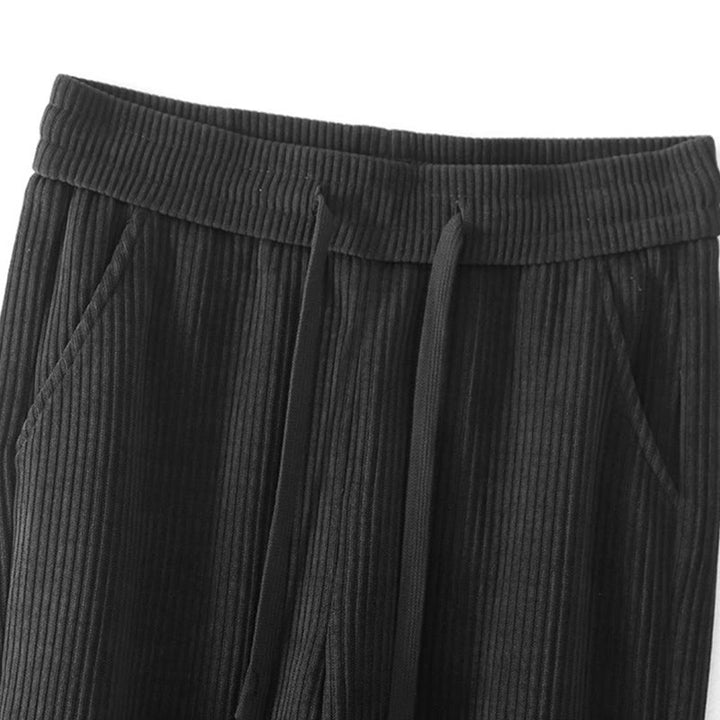 Buddha Stones Lässige Cordhose mit Baumwollpolsterung für Damen mit Taschen - image 9