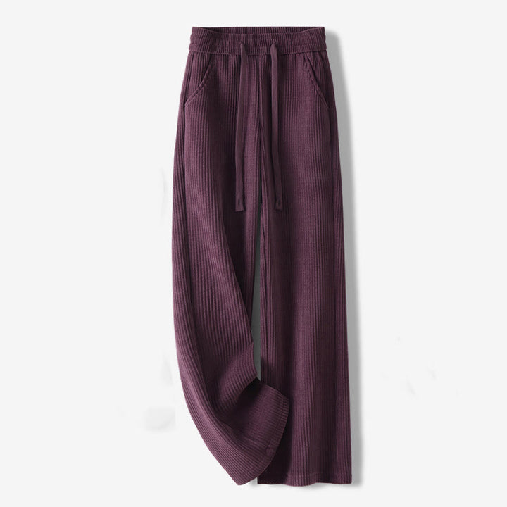 Buddha Stones Lässige Cordhose mit Baumwollpolsterung für Damen mit Taschen - Lila - US12， UK/AU16，EU44 (3XL) - image 27