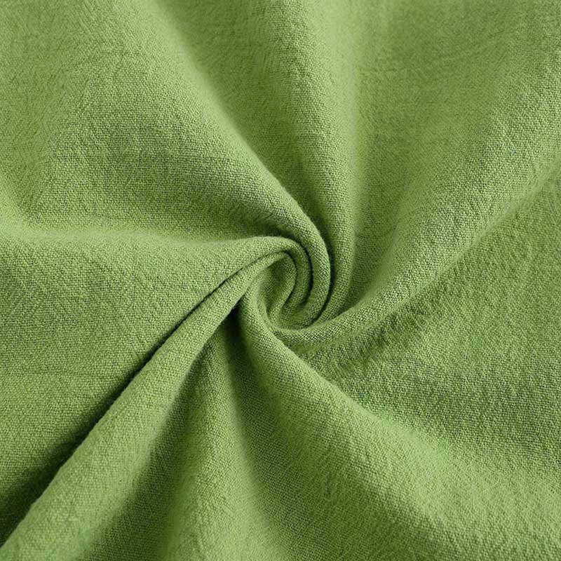 Buddha Stones 2-teiliges Langarm-Shirt-Oberteil mit Taschen und Kordelzughose, Meditationskleidung aus Baumwolle und Leinen für Damen - image 4