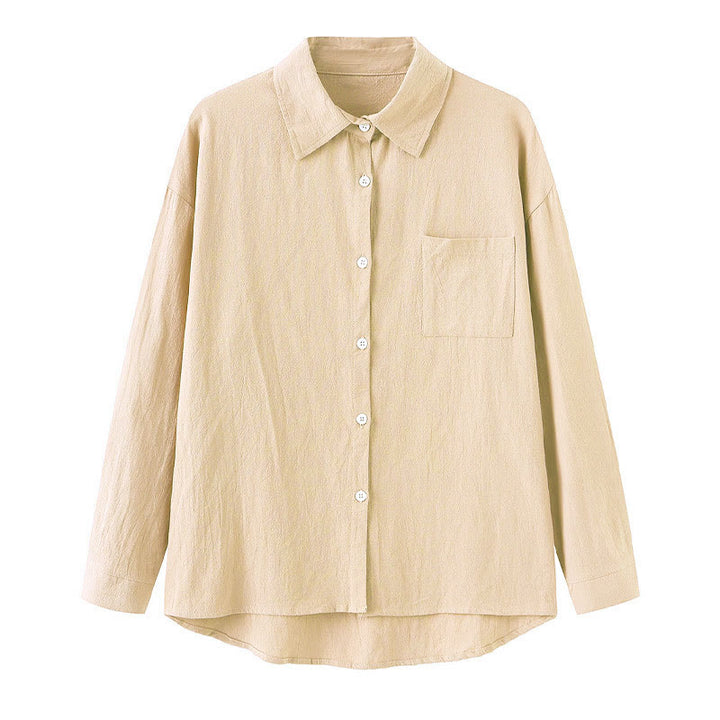 Buddha Stones 2-teiliges Langarm-Shirt-Oberteil mit Taschen und Kordelzughose, Meditationskleidung aus Baumwolle und Leinen für Damen - image 14