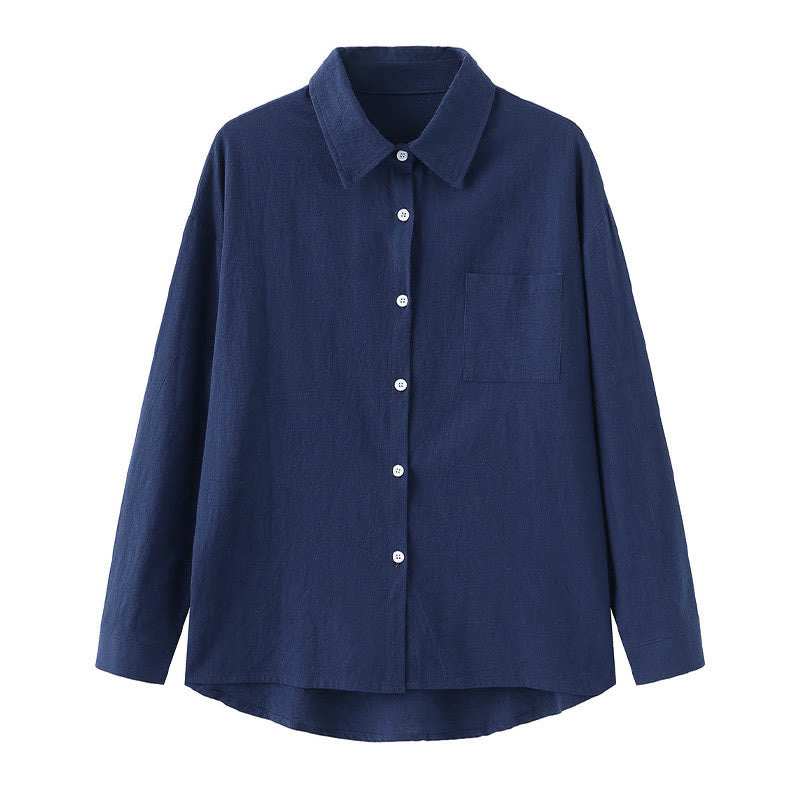 Buddha Stones 2-teiliges Langarm-Shirt-Oberteil mit Taschen und Kordelzughose, Meditationskleidung aus Baumwolle und Leinen für Damen - image 32