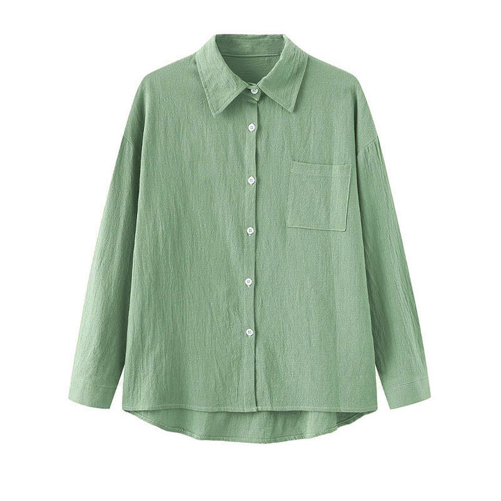 Buddha Stones 2-teiliges Langarm-Shirt-Oberteil mit Taschen und Kordelzughose, Meditationskleidung aus Baumwolle und Leinen für Damen - image 44