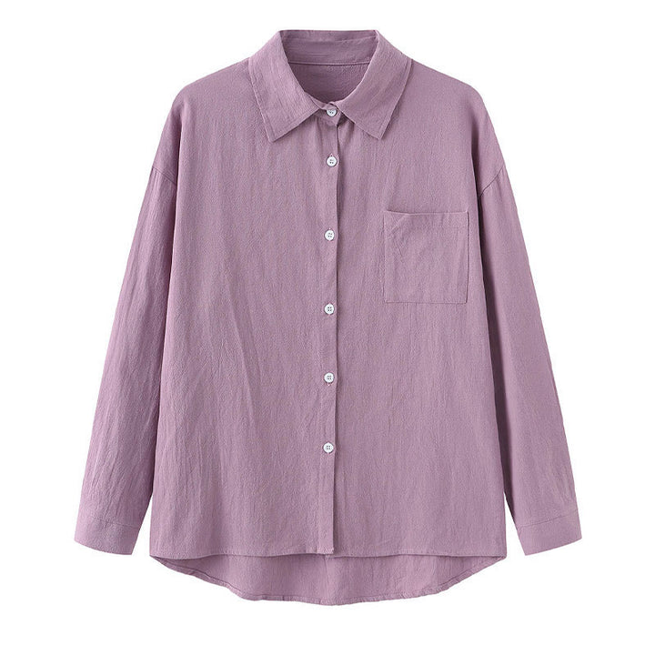 Buddha Stones 2-teiliges Langarm-Shirt-Oberteil mit Taschen und Kordelzughose, Meditationskleidung aus Baumwolle und Leinen für Damen - image 56