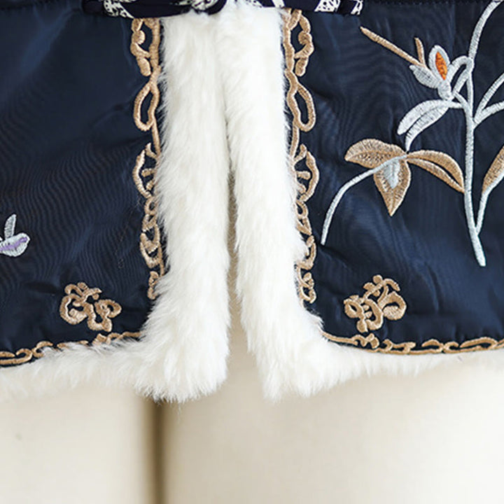 Buddha Stones Damen Langarmjacke aus dicker Baumwolle mit Taschen - image 7