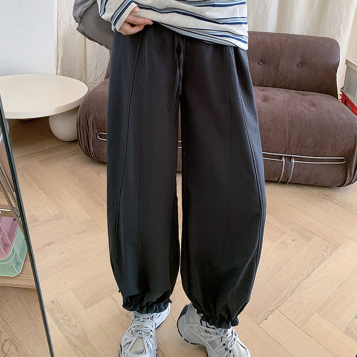 Buddha Stones – einfarbige Damen-Hose mit Kordelzug und Taschen - Grau - US6， UK/AU10，EU38 (XL) - image 16