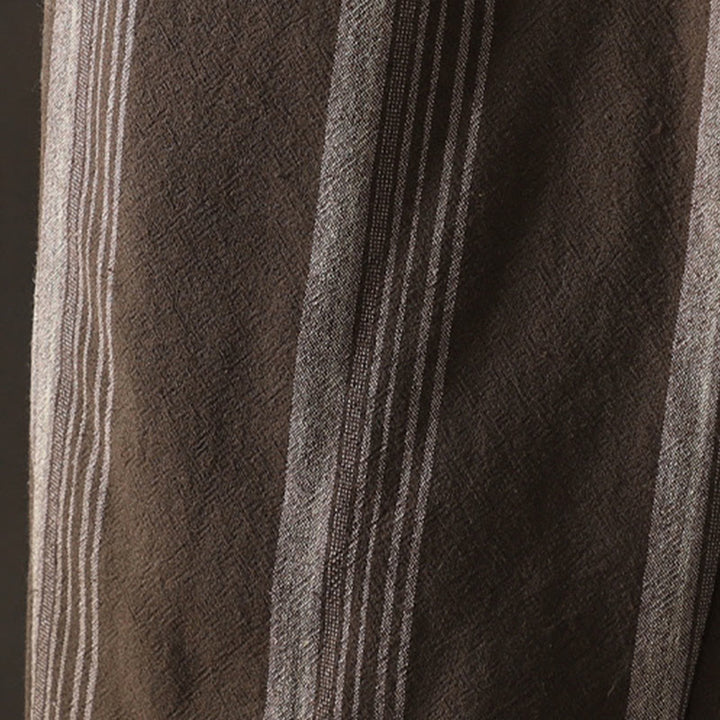 Buddha Stones Commute Thermo-Haremshose aus gestreifter Baumwolle für Damen mit Taschen - image 6