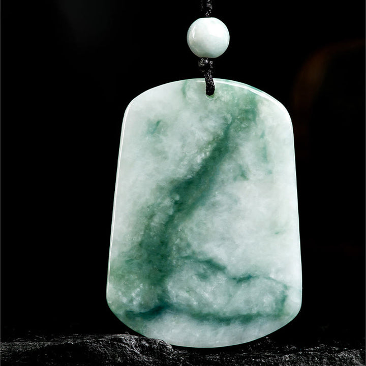 Buddha Stones Jahr des Pferdes Jade Fülle Seil Halskette Anhänger - image 2
