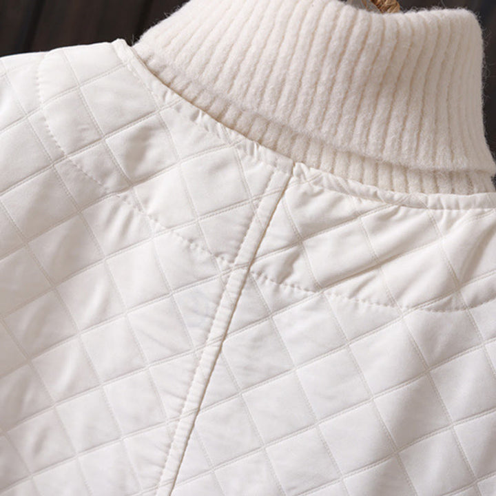 Buddha Stones Lässige, einfarbige Damen-Langarm-Baumwolljacke mit Taschen - image 5