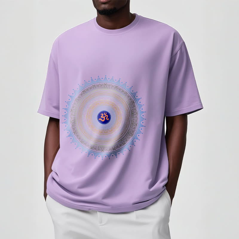 Buddha Stones ​​Mandala Blume OM Muster T T-shirt - image 17