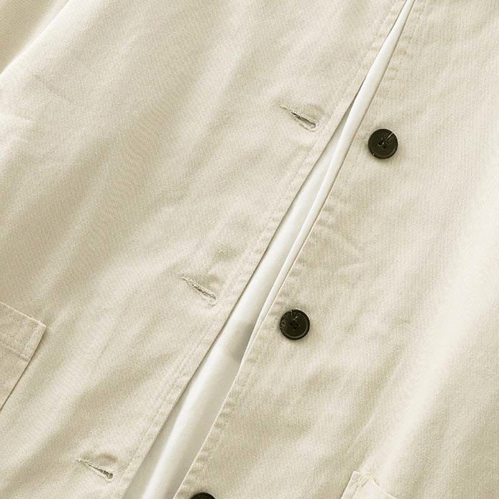 Buddha Stones Commute Patchwork Design Baumwolle Damenjacke mit Taschen - image 13