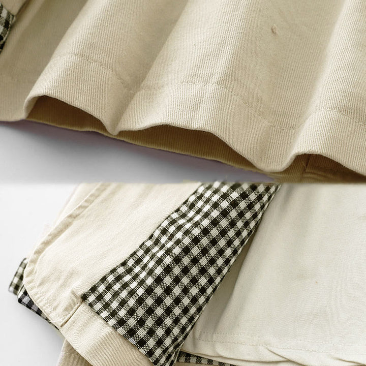 Buddha Stones Commute Patchwork Design Baumwolle Damenjacke mit Taschen - image 9