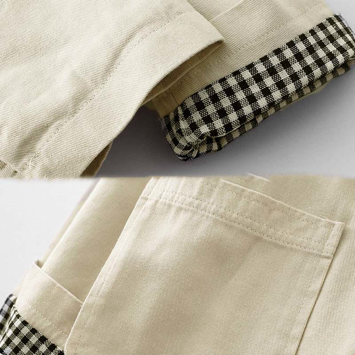 Buddha Stones Commute Patchwork Design Baumwolle Damenjacke mit Taschen - image 8