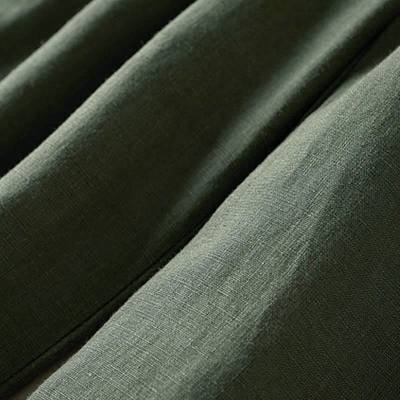 Buddha Stones Sommer-Haremshose mit kleiner Blumenstickerei und Taschen - image 30