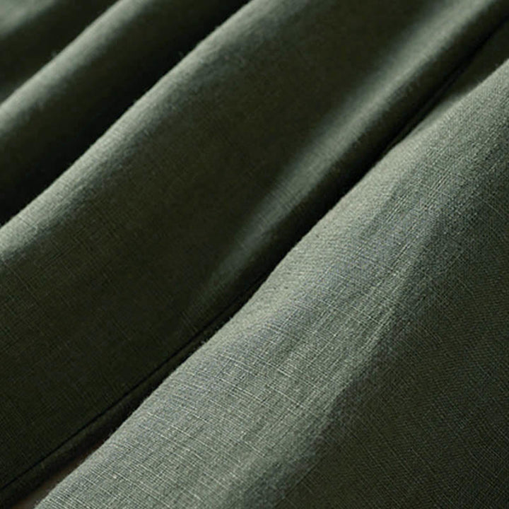 Buddha Stones Sommer-Haremshose mit kleiner Blumenstickerei und Taschen - image 30