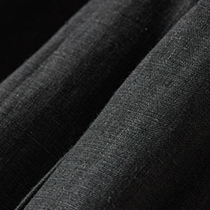 Buddha Stones Sommer-Haremshose mit kleiner Blumenstickerei und Taschen - image 40